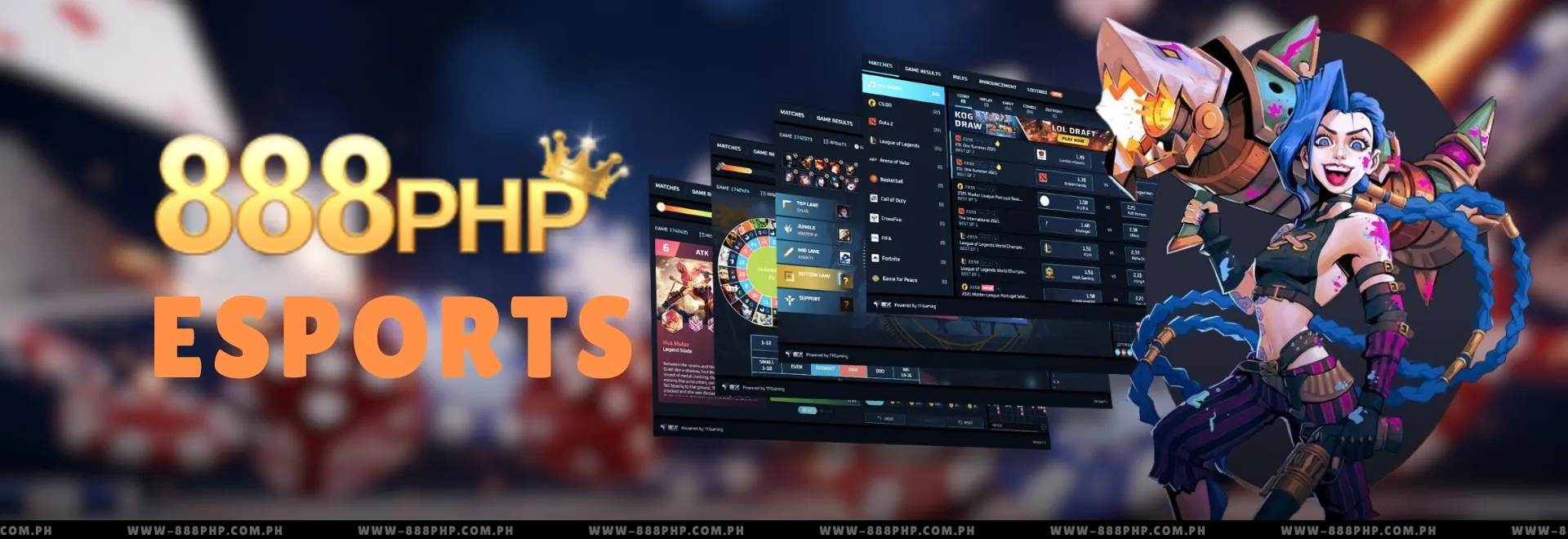 Banner 888PHP Esports